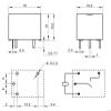 JQC-3FF 005/5VDC/9VDC/012/12VDC/024/48VDC-1HS/1HS(551)/1HS(555)/1HST(555) (T73-1A) Relay 4pins 1Pcs(JQC-3FF 12VDC-1HS551) (JQC-3FF 24VDC-1HS551) view 2