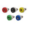 2/5 Pcs 2mm Banana Socket Jack Binding Post Terminal for 2mm Banana Test Connectors Red Black Blue Green Yellow(Yellow,2Pcs) view 1