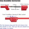 10/20/100 PCS 4mm Insulated Multimeter Test Leads Banana Plugs Male Stackable Connectors with Banana Jack Adapters(Red,10 PCS) view 3