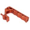 SZYingXian NATO Top Handle, Quick Release NATO Grip with 4 Cold Shoe Adapters for DSLR Camera Cage, Universal Top Handle with 3/8-16 and 1/4-20 Thread Holes (Orange) view 4