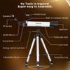 FREE SOLDIER Telescope for Adults High Powered 90mm Aperture 700mm Refractor Telescope for Astronomy Enthusiasts (28X-234X) with Classic Stable Tripod Base & Smartphone Adapter (White) view 2
