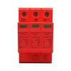 DC SPD Surge Protective Device 500V 1000V 2P 3P 20KA 40KA 60KA Voltage Protector Solar PV Photovoltaic Lightning Arrester(3P,DC600V) view 3