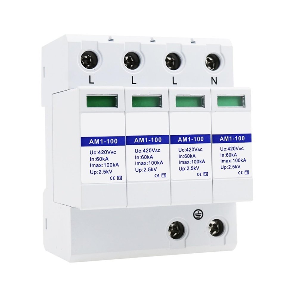 380V Primary Power Supply Arrester 100KA Power Supply Arrester 420V Surge Protector AM1-100