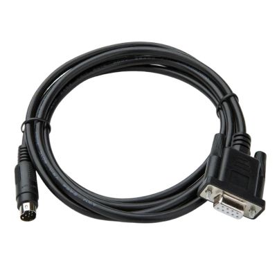 ILQMEHV 1pcs TK6070-FX for TK6070 Touch Screen Connect FX Series Cable TK6070IH/IK/IP-FX Programming Cable(Black Version,2m)