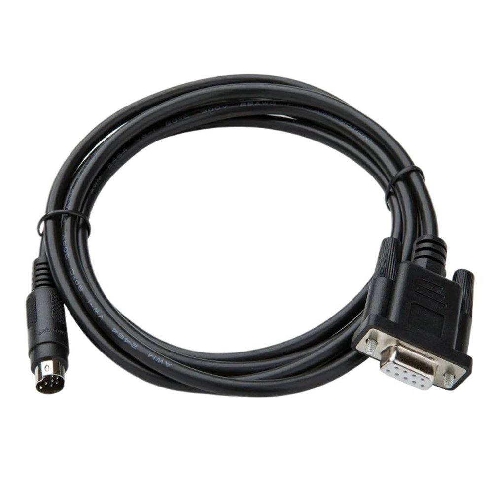 ILQMEHV 1pcs TK6070-FX for TK6070 Touch Screen Connect FX Series Cable TK6070IH/IK/IP-FX Programming Cable(Black Version,2m)