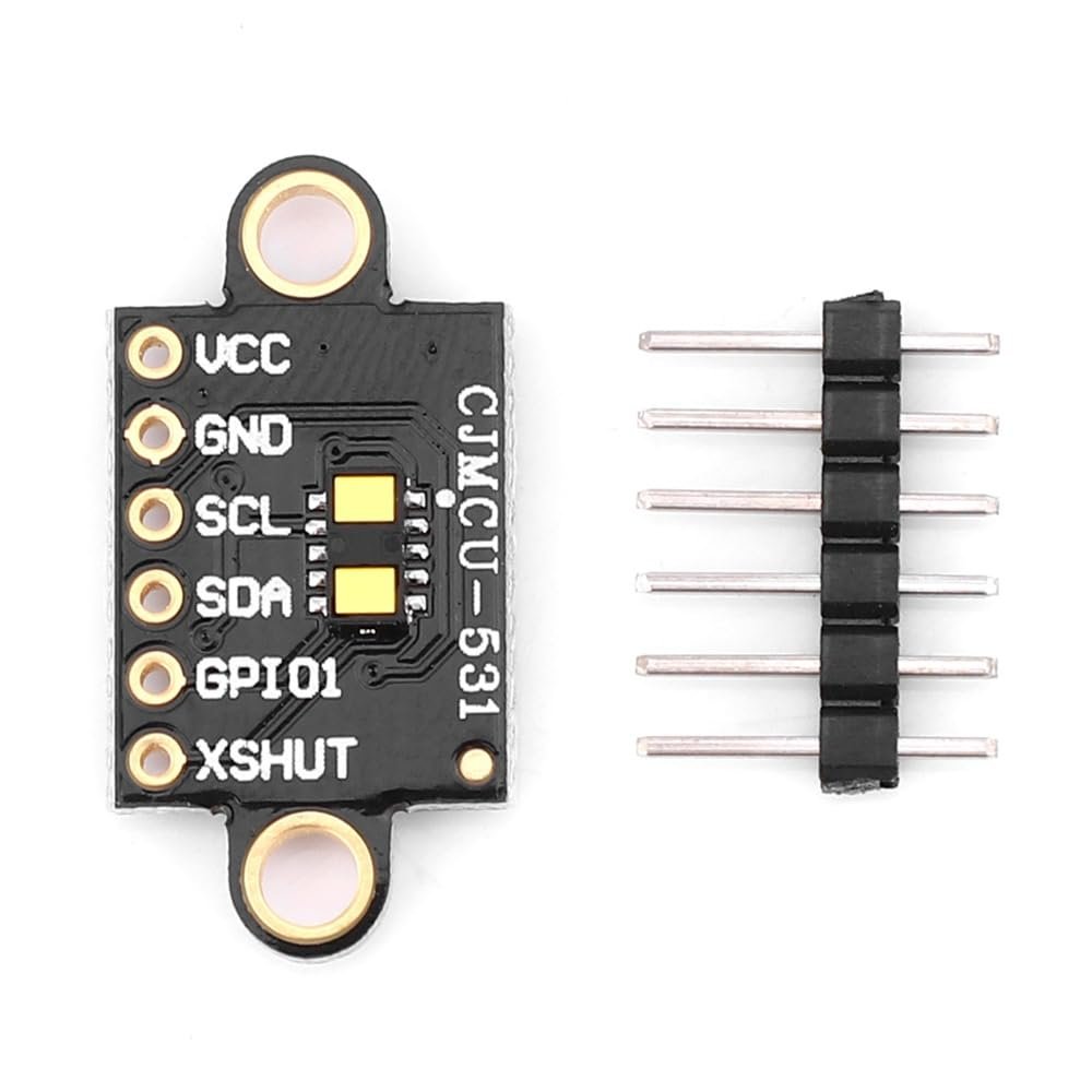 Chiffonade VL53L1X Time of Flight Sensor 4 Meters Ranging Distance Detector with Infrared Emitter for Robotics