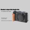 FOTGA L X-M5 Wooden L-Shape Side Handle Grip for Fujifilm X-M5 Camera, with 1/4"-20 Mounts view 2