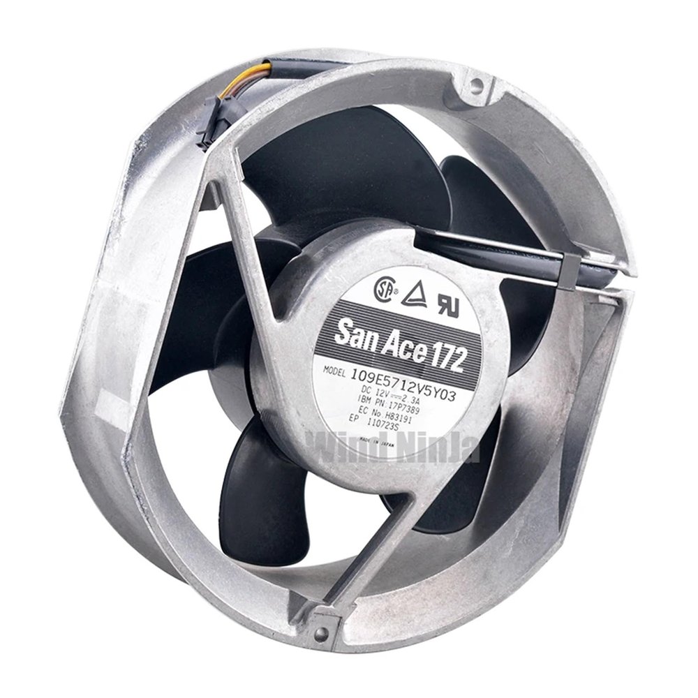 109E5712V5Y03 17P7389 H83191 17.2cm 172mm Fan 172x150x51mm DC12V 2.3A High Speed axial flowfan Cooling Fan for Server cabinets