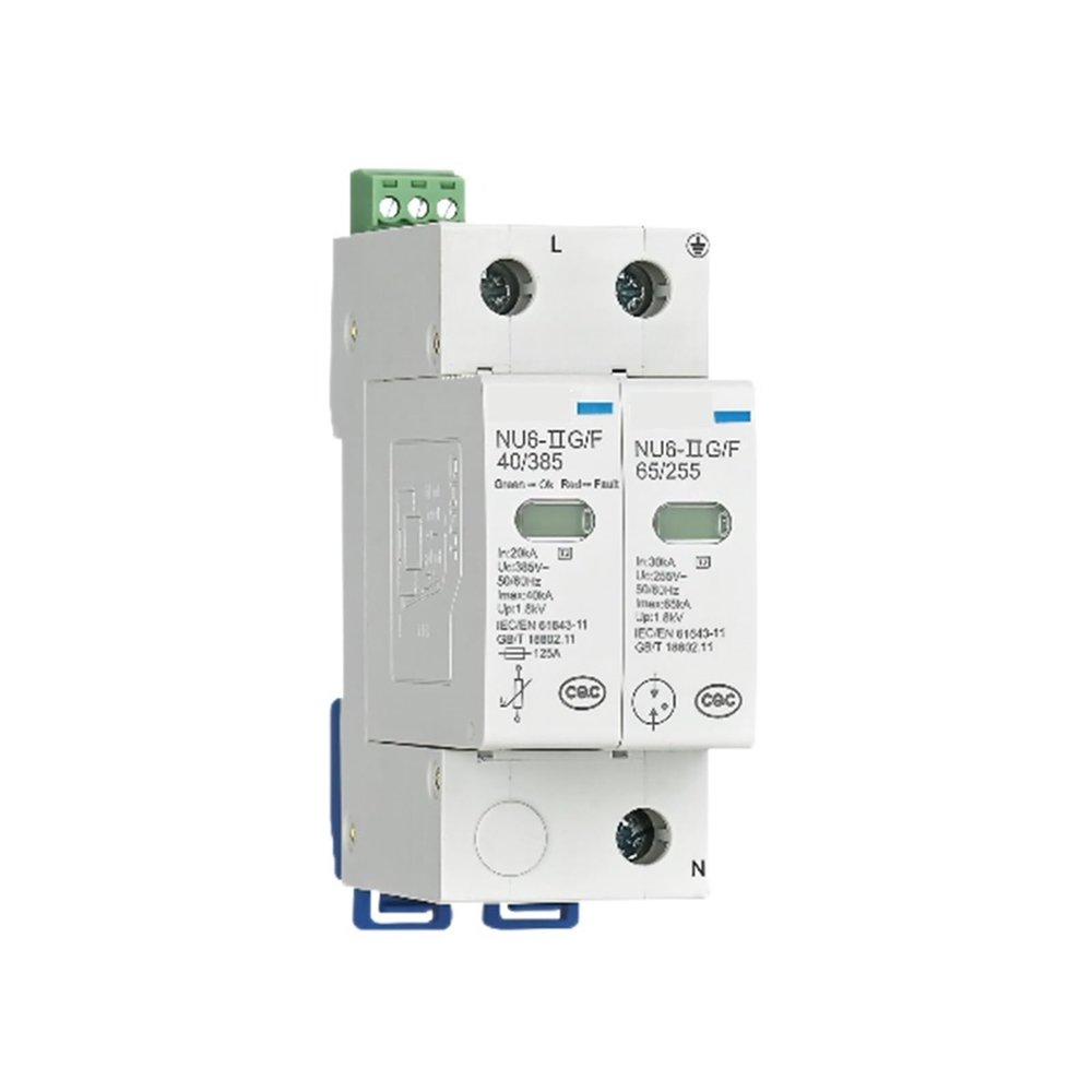 NU6 Surge Protector, NU6-G 100kA/320V 2P(R)