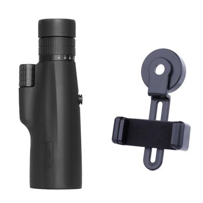10-30x50 Monocular Telescope: Sharp Images for Hunting, Camping, and Nighttime Observation (Black Set)