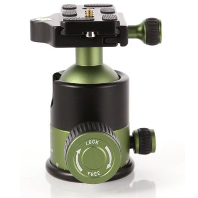 Fotga 360 Panoramic Professional Heavy Duty Tripod Ball Head W/Arca Swiss Quick Release Plate Bubble Level for DSLR Mirrorless Camera Camcorder 1/4" 3/8" Tripod Monopod
