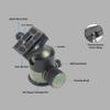 Fotga 360 Panoramic Professional Heavy Duty Tripod Ball Head W/Arca Swiss Quick Release Plate Bubble Level for DSLR Mirrorless Camera Camcorder 1/4" 3/8" Tripod Monopod view 2