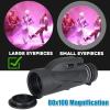 80X100 HD Hiking Zoom Binoculars - Waterproof Outdoor Camera Optical Lens with Monocular Telescope view 4