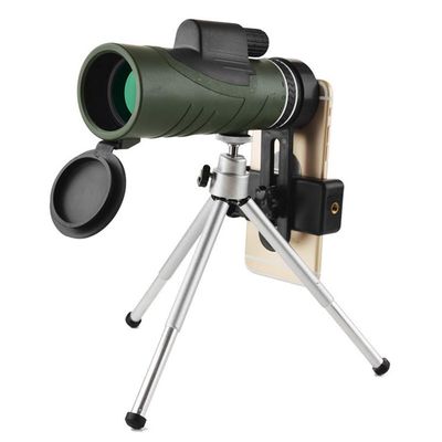 10X42 High Power HD Monocular Telescope - Compact, Waterproof, Fully Multi-Coated, Compatible with Smartphones and Tripod