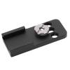 BRRNOO Cold Shoe Mount, Cold Shoe Mount Adapter with 1/4in Screw Alloy Adapter for Digital Camera view 3