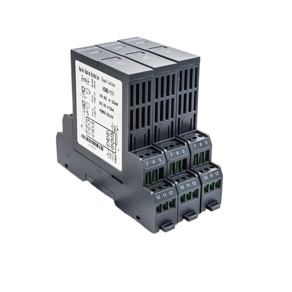 0-10V Signal Converter 4-20mA Pluggable Analog Isolator(0-10v in and Out,1 in 2 Out)