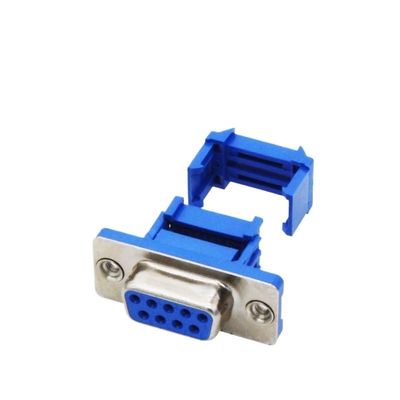 10pcs DB9 crimp type connector male female plug serial port connectors D-SUB RS232 adapter(Female)