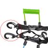 Scubas Diving Lanyard Steel Wire Spring Coiled Heavy Duty Lanyard With Quick Releases Buckle For Cameras & Light Camera Strap view 3