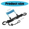 Scubas Diving Lanyard Steel Wire Spring Coiled Heavy Duty Lanyard With Quick Releases Buckle For Cameras & Light Camera Strap view 4