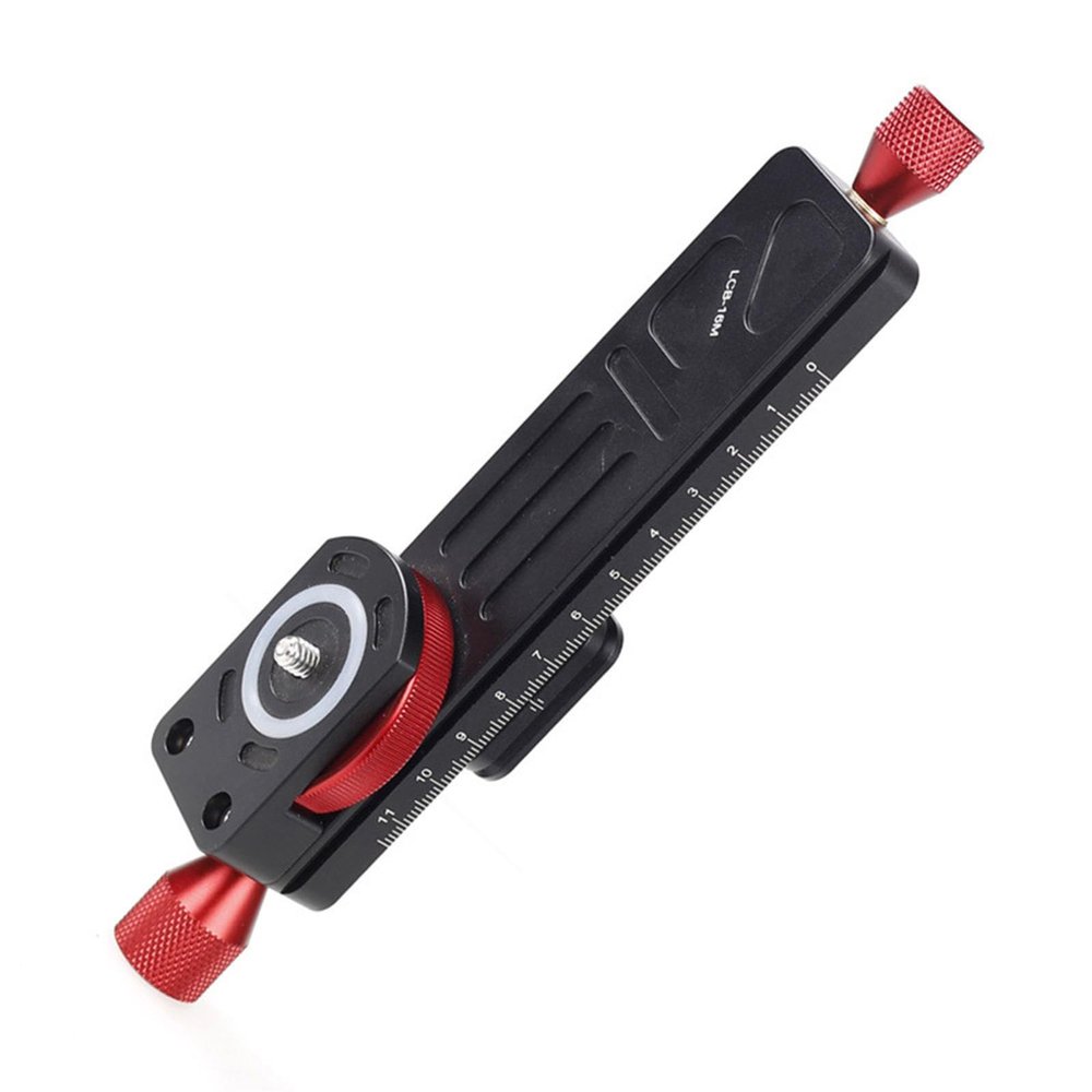 LCB-16M Manual Stackable Photography Slide Macro Guide Macro Focusing Track Slider DSLR Track Quick Release Mount Photographic Stability Enhancer