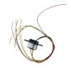 1pc 5mm Hole 2/4/6/12 Channels 2A Hollow Shaft 22mm Slip Ring Rotation Connector rings For Camera Gimbal/Ferris wheel Rings(12 Channel) view 1