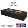10" Dual Sealed sub Box, fits 82-04 mustng Coupe Speaker Box subwoofer Enclosure Stereo car Audio Home Audio view 2