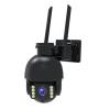 LNBBEQ 8mp 4k WiFi PTZ Camera 30X Zoom Hemispherical Outdoor Camera AI Motion Detection P2P CCTV Security Camera(US Plug,30x Zoom(4k)) view 1