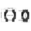 Aluminum Alloy Camera 32mm/42mm/54mm for Motorbike and Bikes Use Enhances Stability Bike Camera Holder view 3