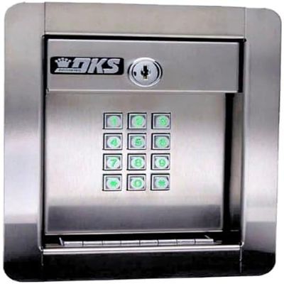 1506-091 Flush-Mounted Secondary Digital Keypad, Stores Up to 1000 4-Digit Entry Codes, Programmable Hold Open, Six 5-Digit Entry, Time Zone Inputs, Operates On 16 VAC Power