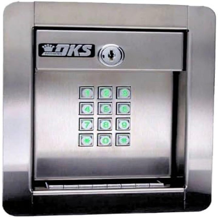 1506-091 Flush-Mounted Secondary Digital Keypad, Stores Up to 1000 4-Digit Entry Codes, Programmable Hold Open, Six 5-Digit Entry, Time Zone Inputs, Operates On 16 VAC Power