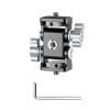 1Set Two Head Camera Holder for Various Accessories Offer Full Angled Adjustability for Professional Filming Monitors Holder view 1