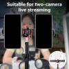 1Set Two Head Camera Holder for Various Accessories Offer Full Angled Adjustability for Professional Filming Monitors Holder view 2