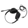 Telephone Headset with Microphone, Cell Phone Headset, Noise Canceling Dual 35mm. Jack Headset for PC Communication, Low Distortion Comfortable ABS Binaural Headset view 3