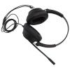 Telephone Headset with Microphone, Cell Phone Headset, Noise Canceling Dual 35mm. Jack Headset for PC Communication, Low Distortion Comfortable ABS Binaural Headset view 4