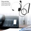 ciciglow Monoaural Headphones, Headphones with Noise Reduction with a Fixed Phone Microphone for Home Phone, Office Use view 2