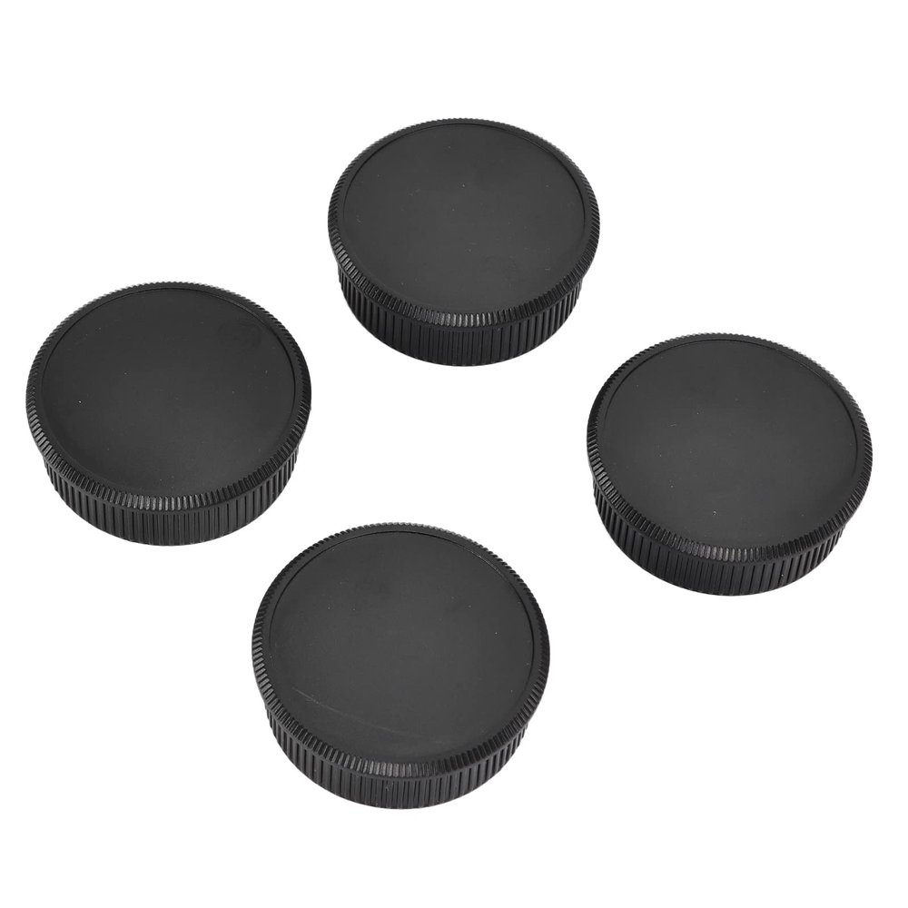 4-Piece M42 Screw Mount Camera Body Cap and Lens Rear Cap Cover Set, Hard Plastic Protective Caps for M42 Screw Mount Camera Body and Lenses