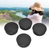 4-Piece M42 Screw Mount Camera Body Cap and Lens Rear Cap Cover Set, Hard Plastic Protective Caps for M42 Screw Mount Camera Body and Lenses view 2
