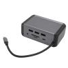 12 in 1 USB C Hub, Aluminum Alloy Type C Docking Station, PD Charging 100W, 4K UHD, USB 30. Ethernet Adapter, Vertical Desktop Docking Station for Laptop Computer Pro Air view 2