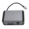 12 in 1 USB C Hub, Aluminum Alloy Type C Docking Station, PD Charging 100W, 4K UHD, USB 30. Ethernet Adapter, Vertical Desktop Docking Station for Laptop Computer Pro Air view 3