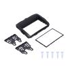 2 Din Car Radio Fascia DVD Panel Mounting Kit, Radio Fascia Plate Frame Navigation Trim, Replacement for Carens Rondo 2013, ABS Material with Inner Frame and Bracket view 1