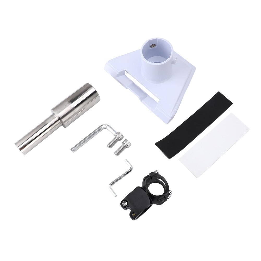 DirectNine Basics Adjustable Satellite Mounting Bracket, Weather Pole Adapter Mounting Kit with Load Capacity, Reception for Home and Commercial Use