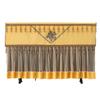 Elegant Dust Proof Cloth TV Decoration with Wavy Skirt Edge Embroidered Lace Household Television(Yellow,42cun 95x56cm) view 1
