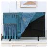 Elegant Dust Proof Cloth TV Decoration with Wavy Skirt Edge Embroidered Lace Household Television(Yellow,42cun 95x56cm) view 2