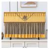 Elegant Dust Proof Cloth TV Decoration with Wavy Skirt Edge Embroidered Lace Household Television(Yellow,42cun 95x56cm) view 4