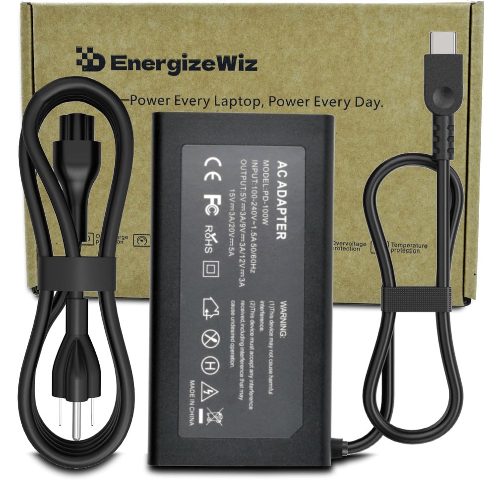 100W USB C Charger Fit for Lenovo Yoga 9 9i 7 7i,ThinkBook 15 16,Yoga Slim 7 Pro,ldeapad 5Pro16,ADL100YLC3A,ADL100YDC3A,SA11D52396,GX21J75543,ThinkBook,Yoga Type C