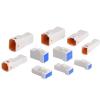 5/10/100 Sets JS+T02R-JW+PF-VS+LE Automotive Connectors 2/3/4/6/8 Pin Water Proof Wire Plugs Socket with Terminals(4p (Male Female),5 Sets) view 2