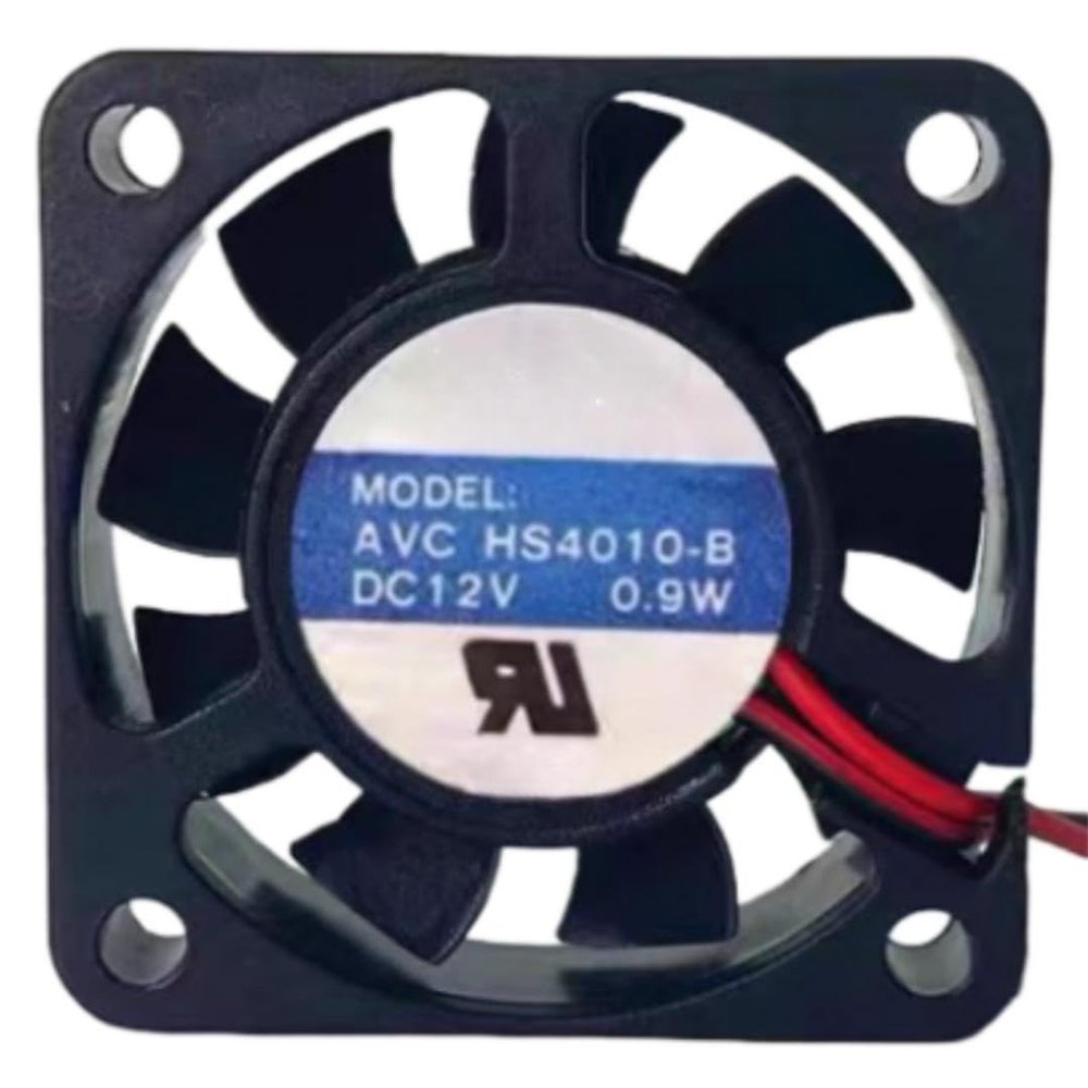 HS4010-B Fan 4CM for 12V 0.9W 4010 40X40X10MM 2-Wire Cooling Fan