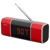 SEMIER Small Digital FM Radio with Bluetooth Speaker, Portable Rechargeable USB/SD Card MP3 Player Radio with Wireless Speaker and Headphone Jack for for Home/Outdoor view 1