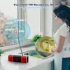 SEMIER Small Digital FM Radio with Bluetooth Speaker, Portable Rechargeable USB/SD Card MP3 Player Radio with Wireless Speaker and Headphone Jack for for Home/Outdoor view 3