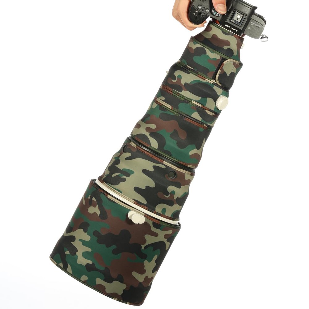 CHASING BIRDS Lens Camouflage Waterproof Coat for Canon EF 400mm F2.8 L is III USM Rainproof Lens Protective Cover Version IV (Military Green Camouflage)